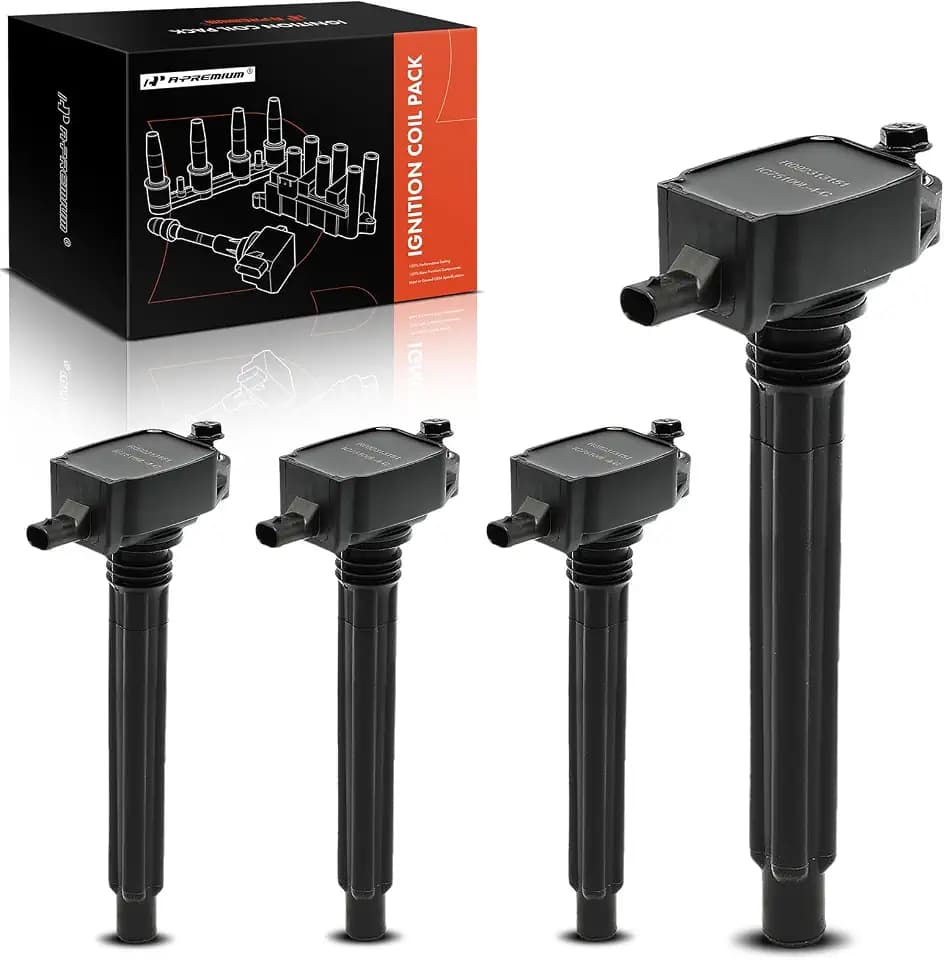 A-Premium Set of 4 Ignition Coil Pack - 2-Pins