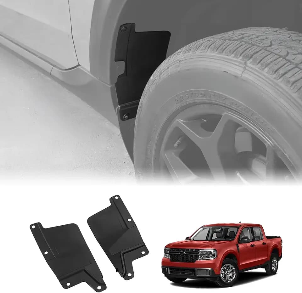 Mabett Rear Wheel Splash Covers for 2022-2026 Ford Maverick Accessories