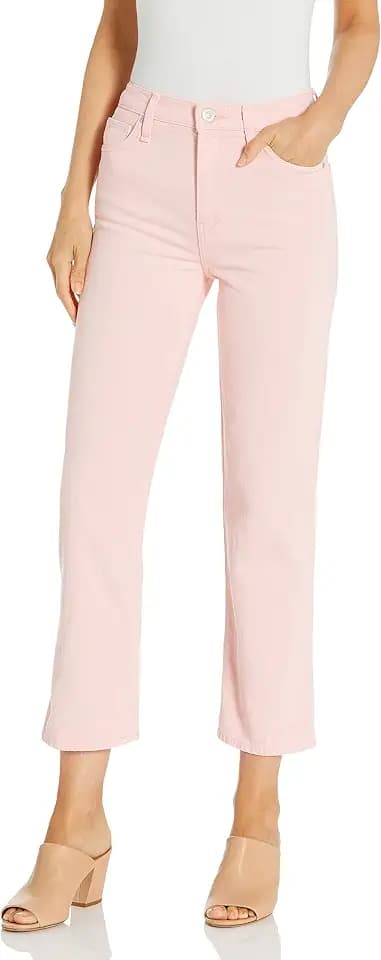 Remi High-Rise Elastic Waist Straight Ankle Jean