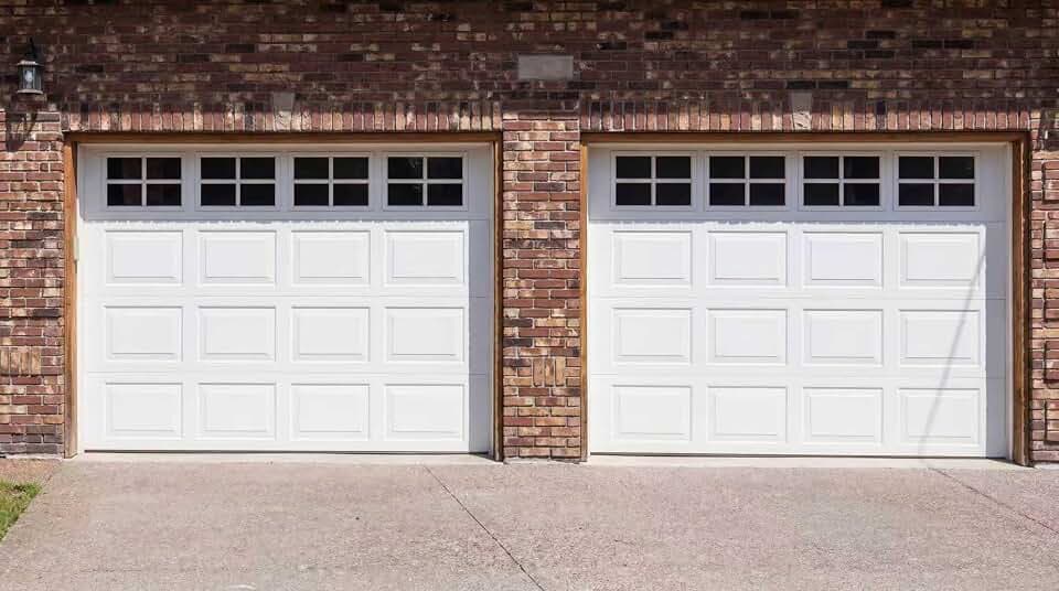 WINSOON Decorative Magnetic Garage Door Window, Faux Garage Door Window Magnets, Magnetic Decorative Hardware, Panels Decals, Pre Cut 32 Sheets for 2 Car Garage