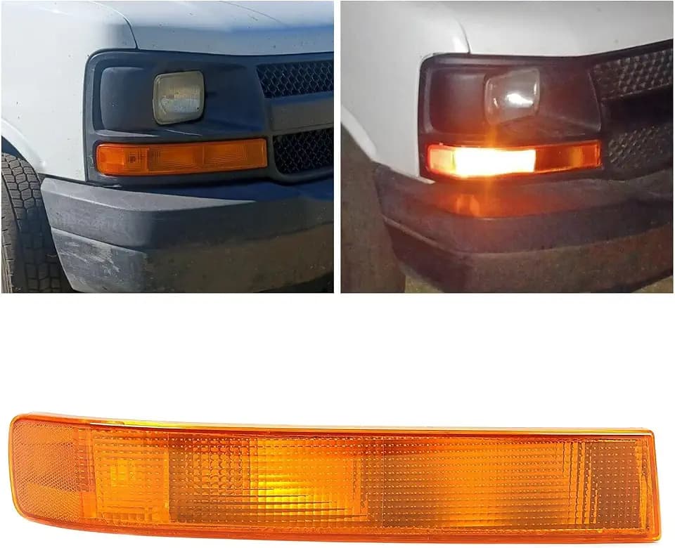 ECOTRIC Turn Parking Signal Light Compatible with 2003-2025 GMC Savana Van