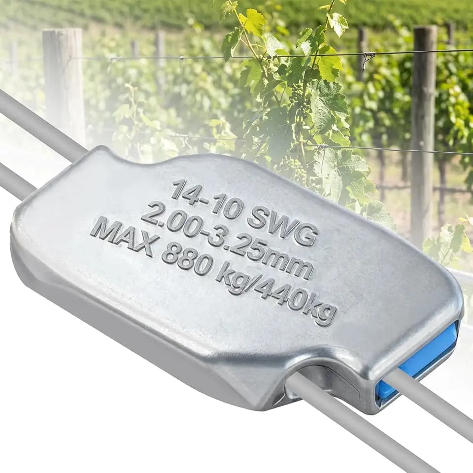 100pcs Wire Joiner for Fencing, Medium Wire Fence Joiner 14-10ga. 100ct