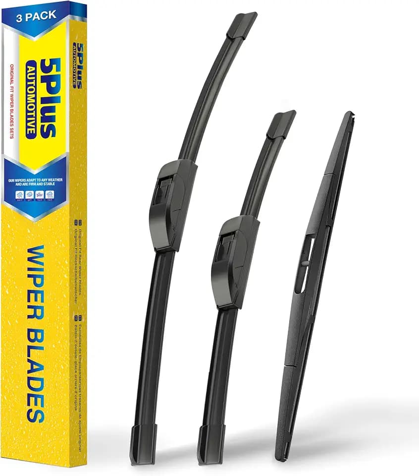5 PLUS Wipers Fits 2009-2020 Honda Fit Windshield Wipers, OEM Quality
