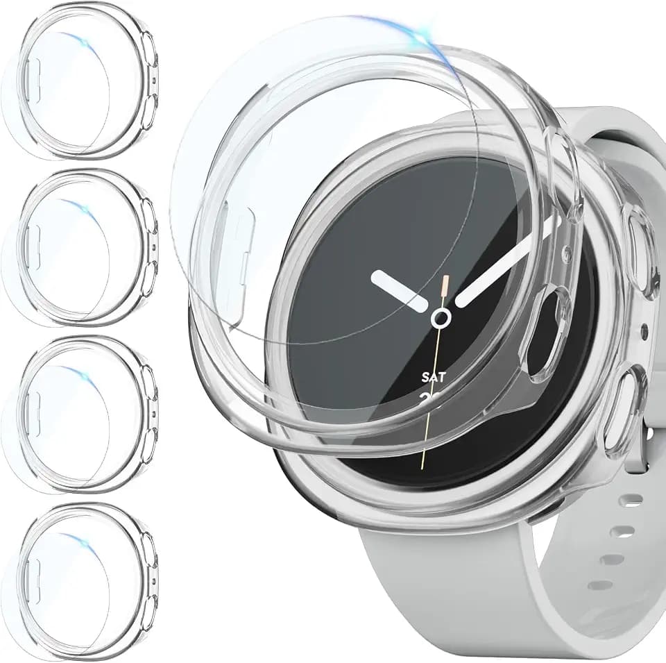Rc-Z for Samsung Galaxy Watch 9 8 40mm Screen Protector Case(4+4Pack)