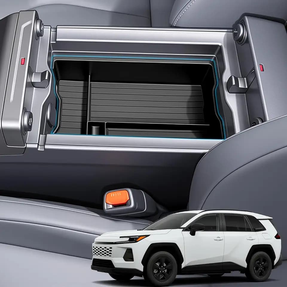 Center Console Organizer Tray for Toyota RAV4 2026 Accessories