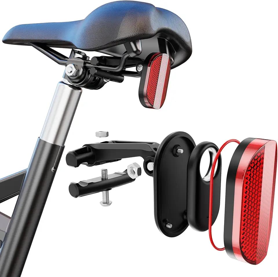 CITYWAY Versteckt für SmartTag2 Fahrradhalterung, versteckte Hülle für SmartTag2 mit Fahrradreflektoren, Diebstahlschutz-Sattelstützenhalterung für Mountainbikes und Roller