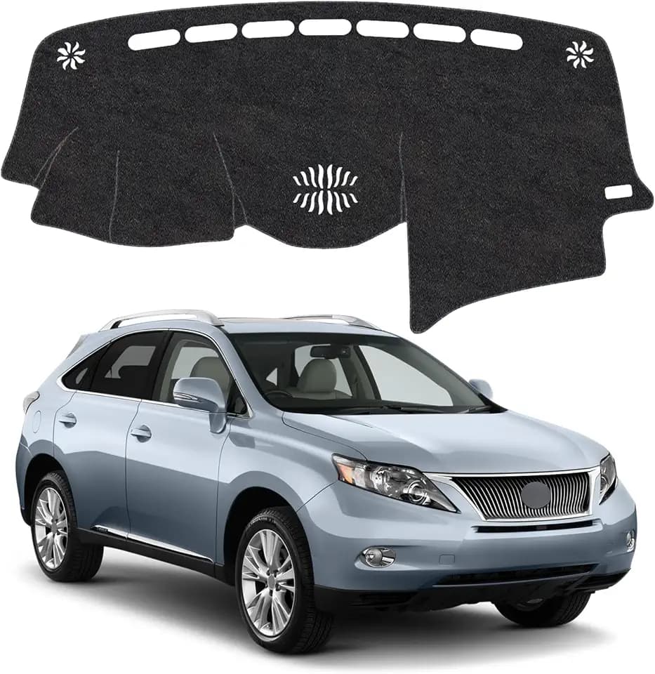 Dash Cover Mat for Lexus RX330 2004-2006 & RX350 2007-2009 & RX400h 2006-2008 Non-Slip Dashboard Cover Mat Sunshade UV Rays Protector Interior Accessories
