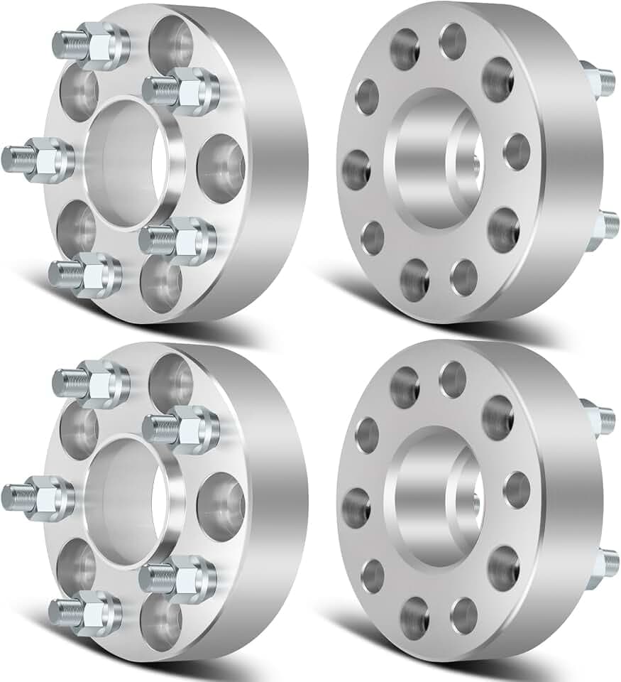SCITOO 4X 5x4.5 12x1.5 64.1 1.5" Wheel Spacers 5x114.3 to 5x114.3