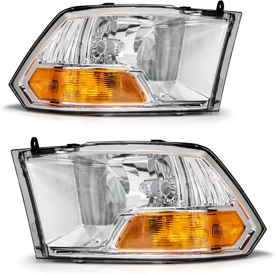 for 2009-2012 Dodge Ram 1500 2500 3500 Headlights Pair