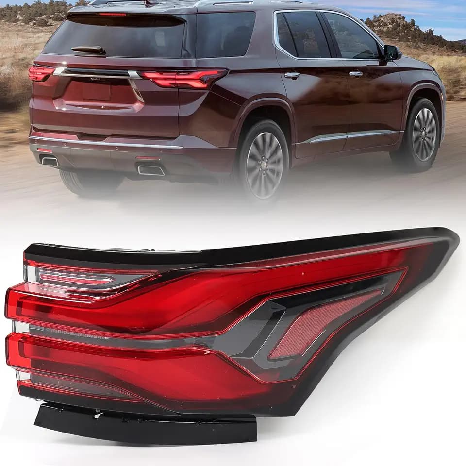 Huray Right LED Outer Tail Light for Chevy Traverse 2022 2023 2024