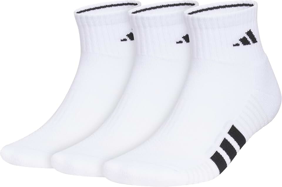 adidas Men's Cushioned Socks 3 Pairs