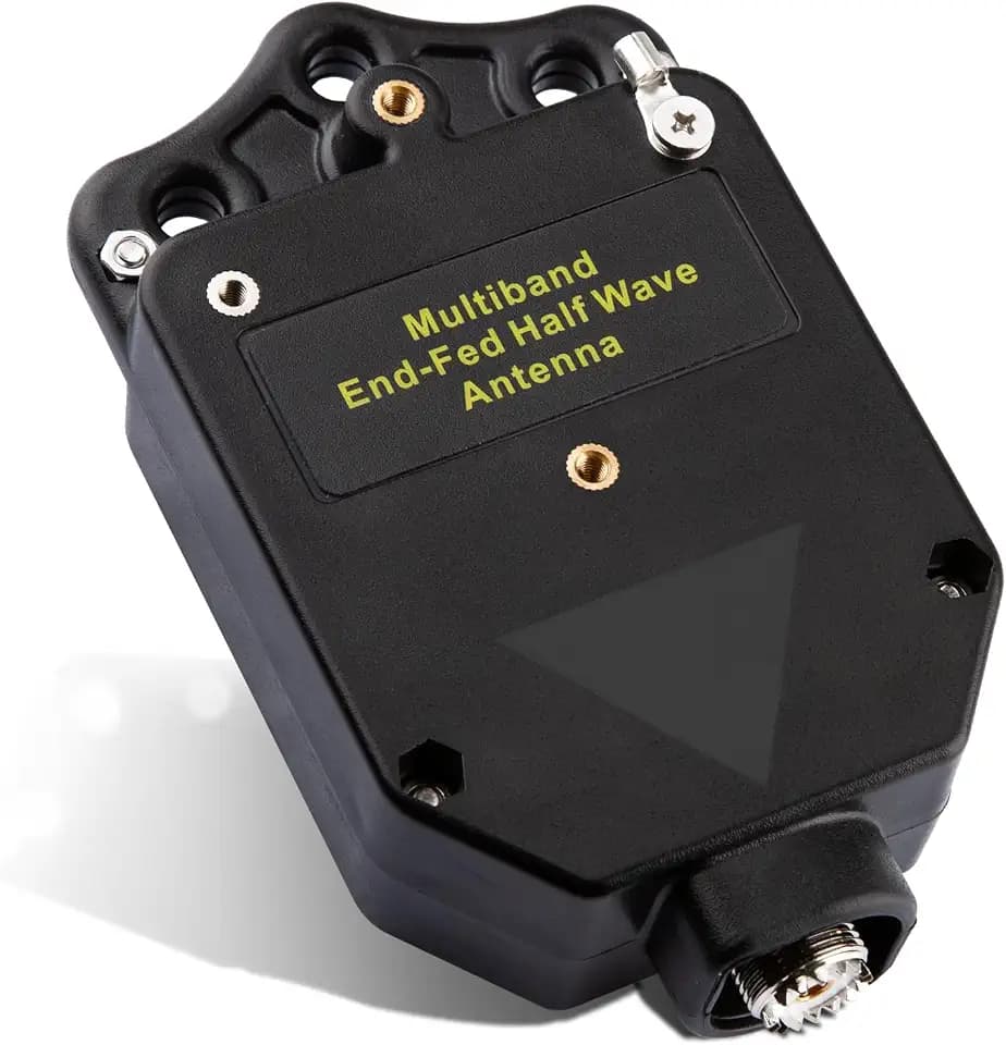 Upgraded 150W HF End Fed Antenna 1-30MHz,1:64 Balun Shortwave Radio Half-Wave Antenna CW FM AM FT4 FT8 SSB 4 Band 8 Band