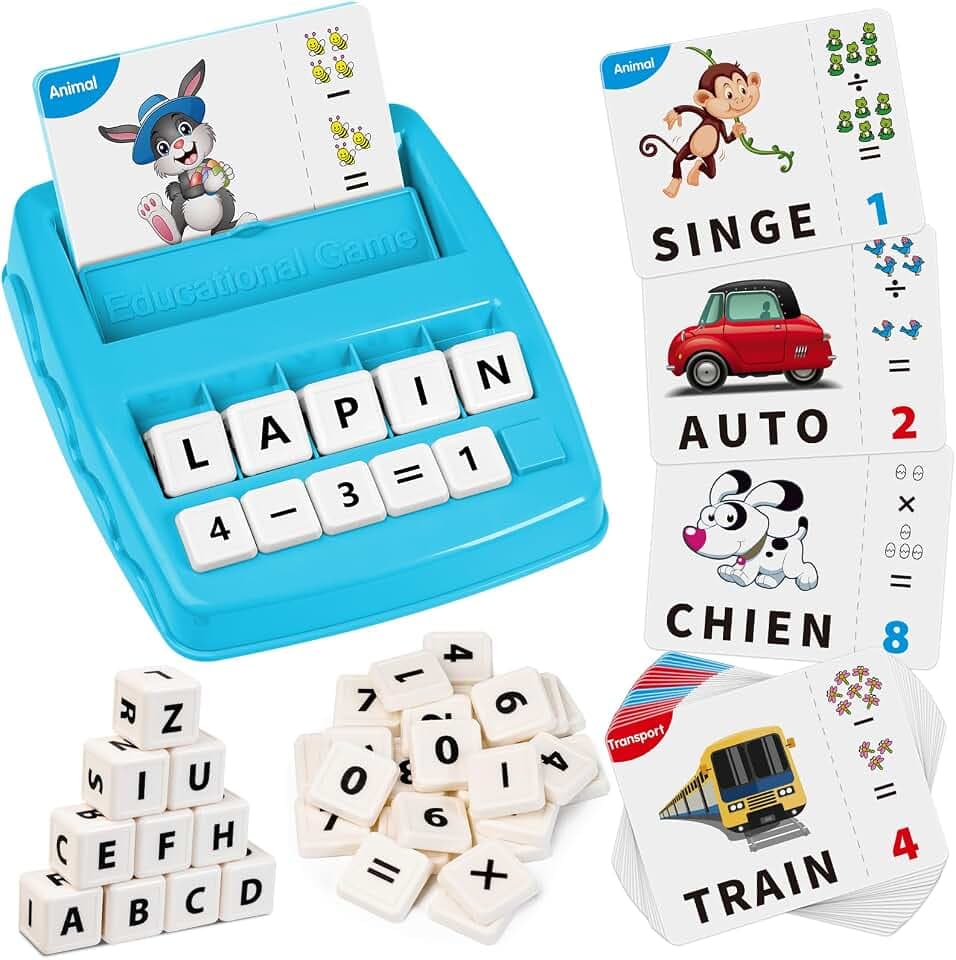 Joozmui Jeux Éducatif 3-8 Ans Garçon Fille