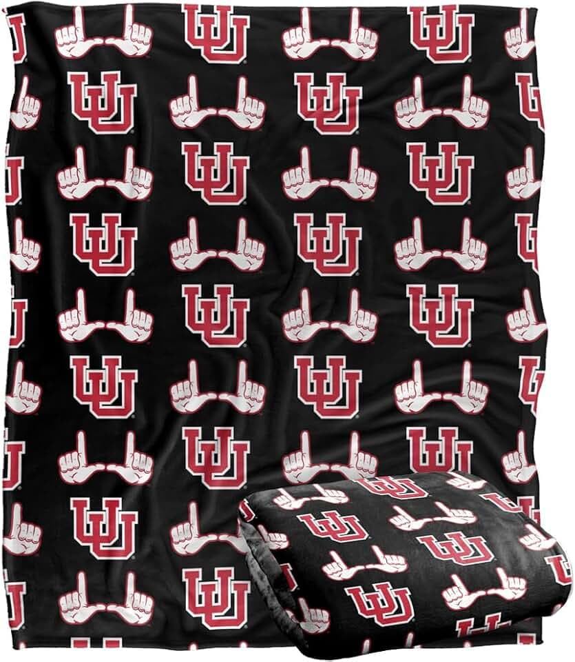 LOGOVISION Official Collegiate Logo Pattern Collection Silky Touch Super Soft Throw Blanket Collection
