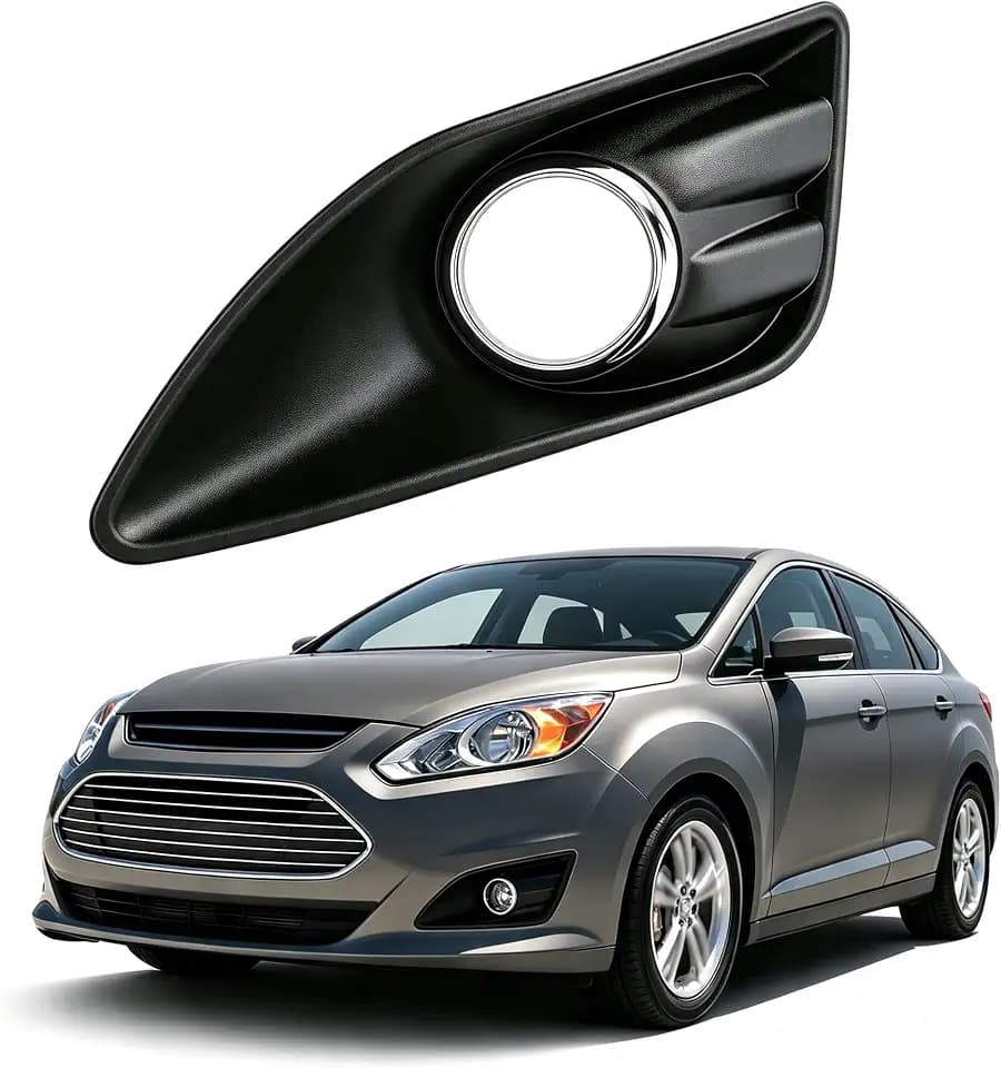 ALMULOO Fog Light Bezel Compatible with 2013-2018 C-Max