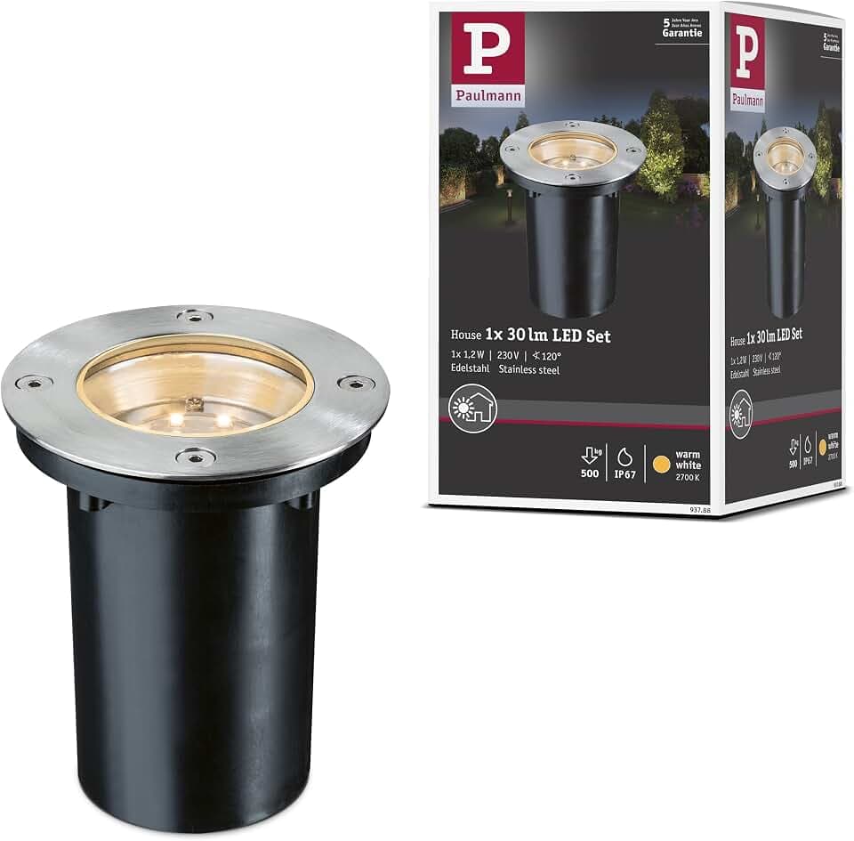 Paulmann Special Line LED Bodeneinbauleuchte 1,2W 2700K Edelstahl
