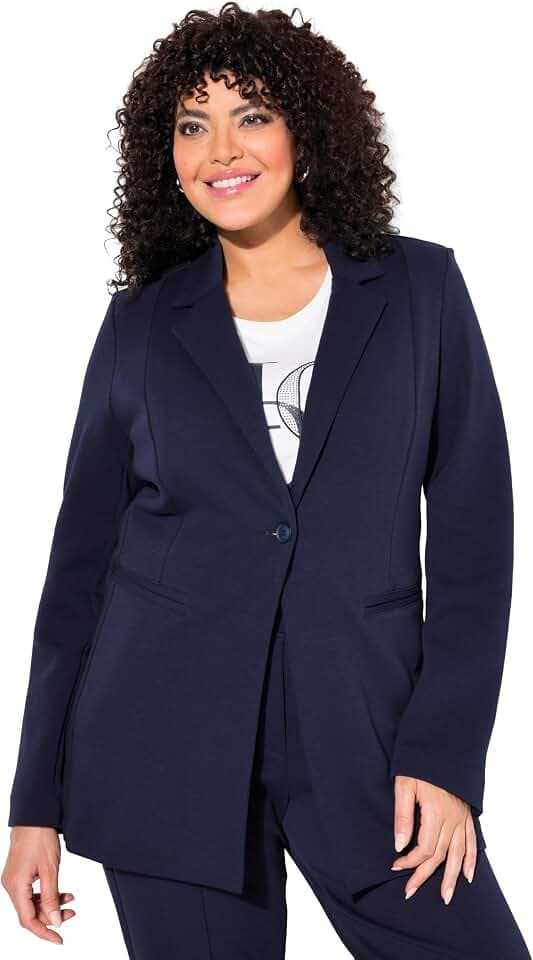 Ulla Popken Damen Jerseyblazer