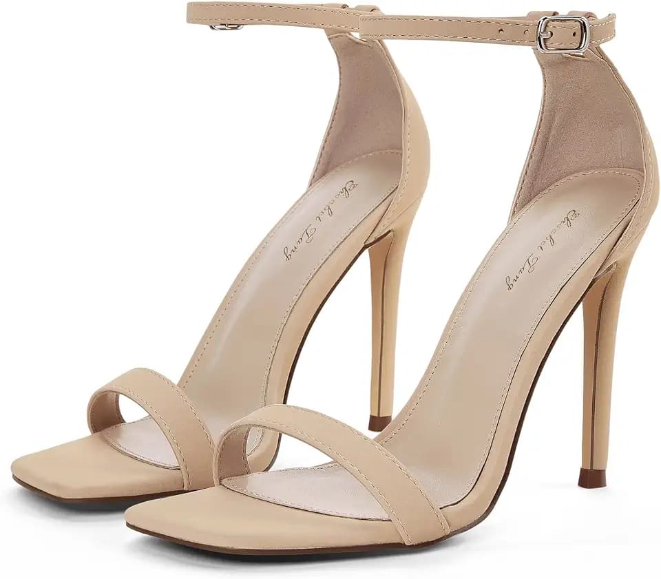 Elisabet Tang Women's Stiletto High Heels Strappy Sandals