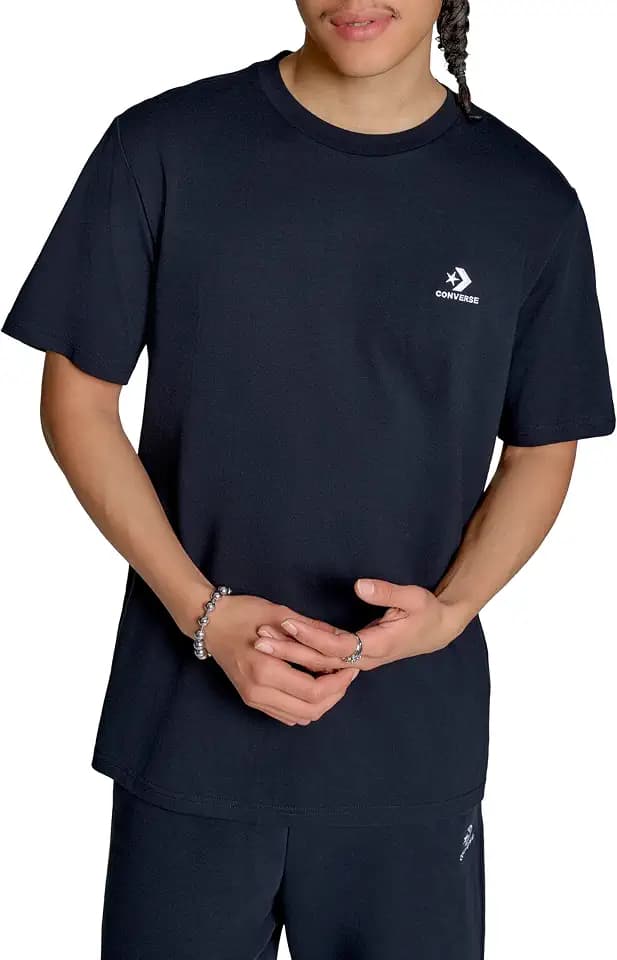 Converse Men's Left Chest Star Chevron Embroidered Tee
