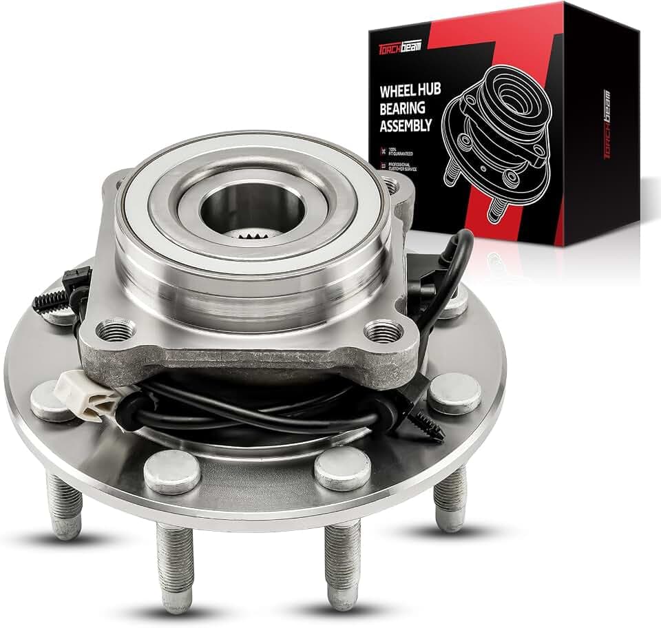 Torchbeam 1pc Front Wheel Bearing Assembly for 2001-2006 Chevrolet Silverado 2500 HD, 2001-2006 GMC Sierra 1500, 2001-2006 GMC Sierra 2500 HD, 2001-2006 Chevrolet Silverado 3500, W/ABS 8 Lugs 515058