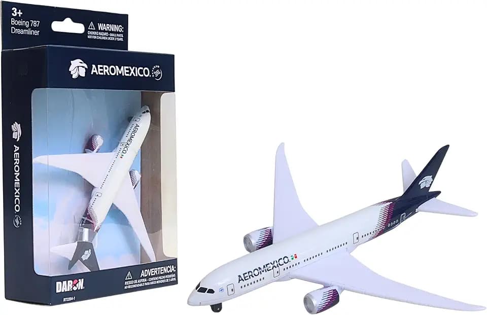 Daron Aeromexico Die-Cast Airplane Toy for Ages 3+