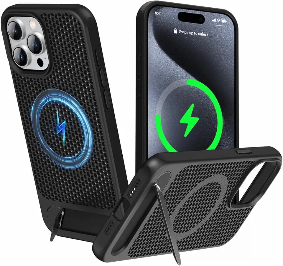 for Magnetic Heat Dissipation case for iPhone 14 Pro,-Black