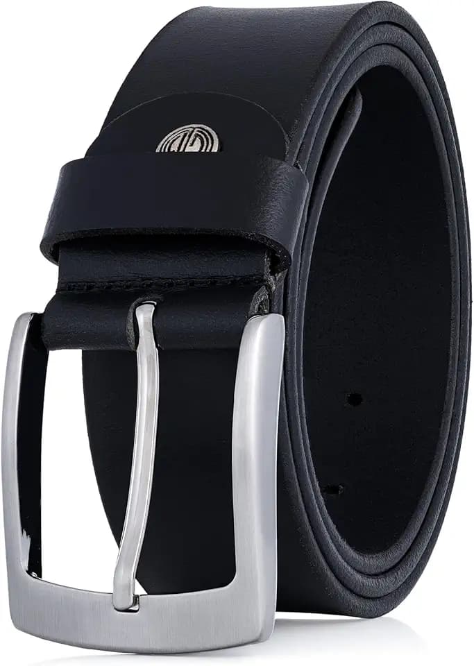 LINDENMANN Ledergürtel Herren, dunkelbraun 40 mm Leder, klassisch und hochwertig verarbeitet, Jeans-Gürtel, ideal zu Jeans