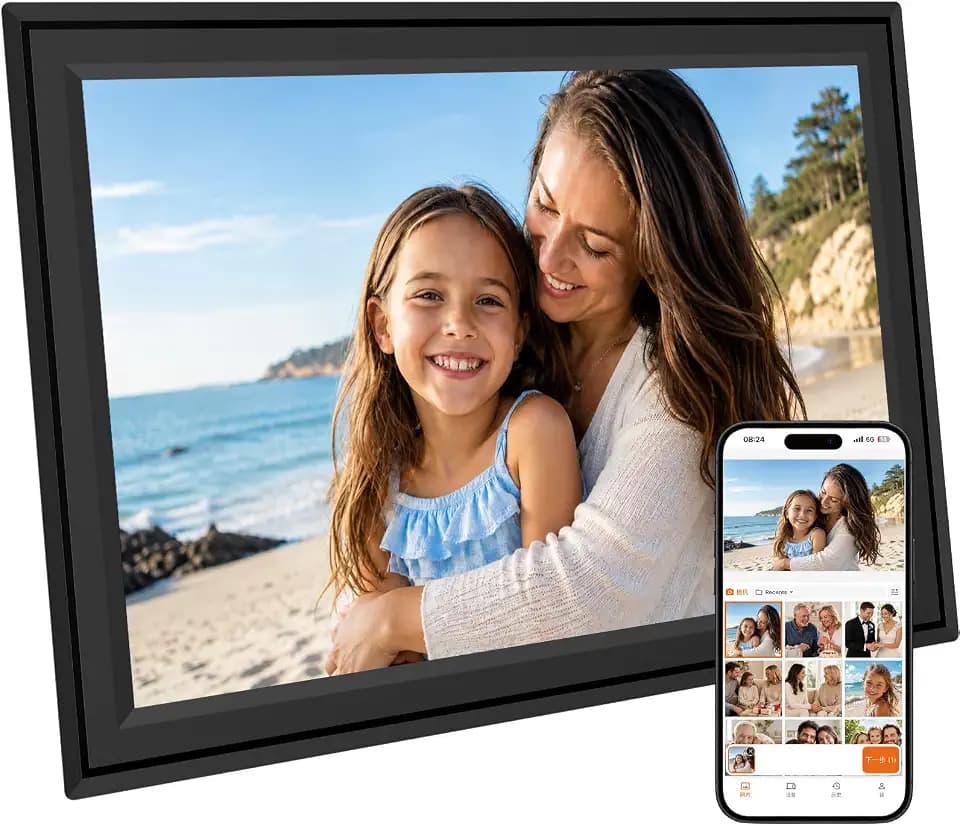 10.1 Inch WiFi Digital Picture Frame with IPS Touchscreen