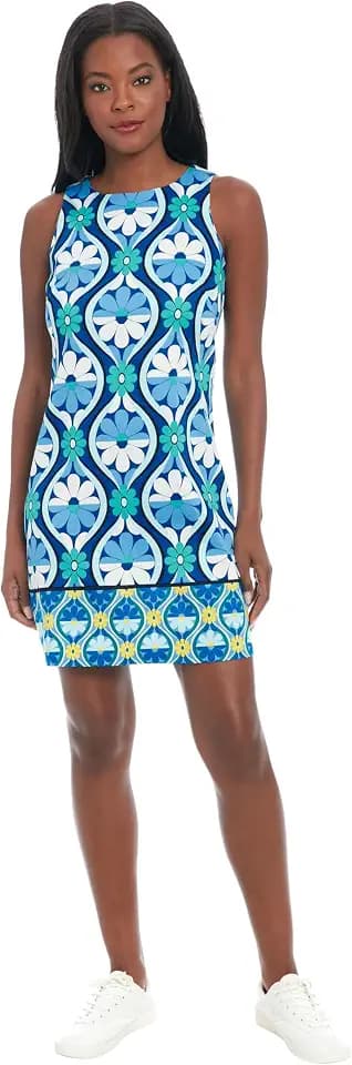 London Times Women's Women's Sleeveless Sheath Dress - High Neckline Straight Silhouette - Versatile Cocktail Dresses