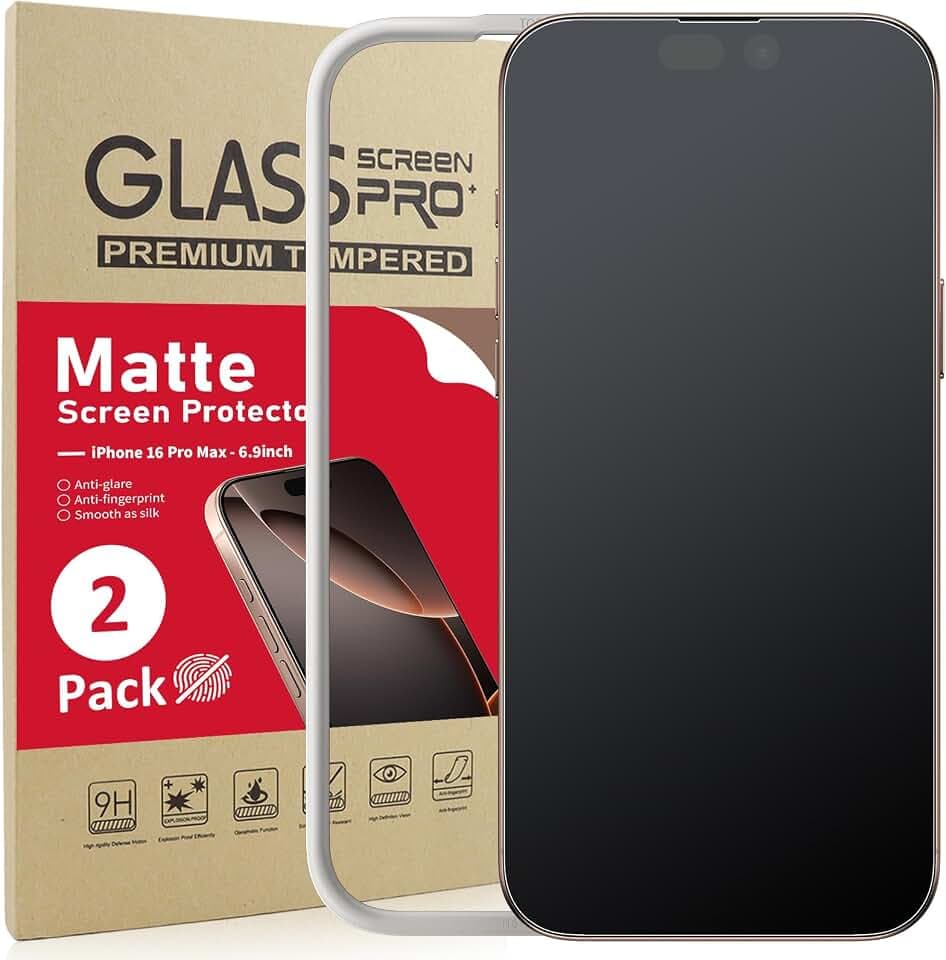 Ambison Matte Screen Protector for iPhone 16 Pro Max 6.9inch, 2 Pack
