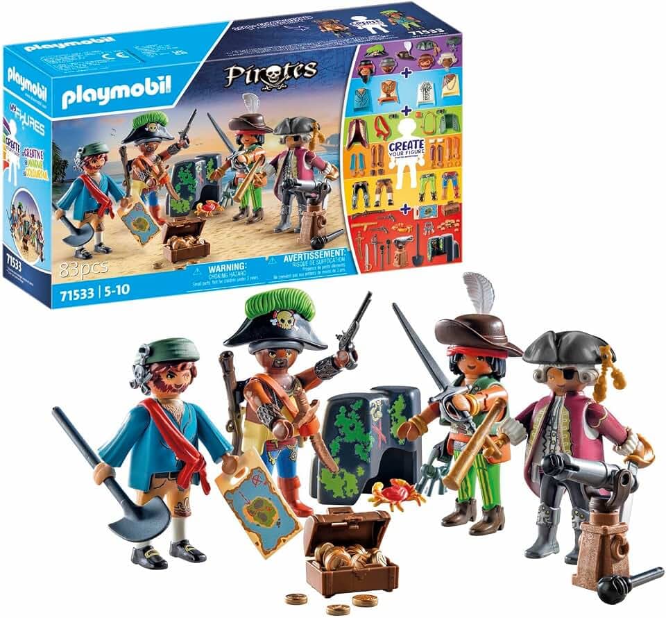 PLAYMOBIL | Pirates | MyFigures | kreatives Zusammenstellen eigener Piratenfiguren | Spielzeug für Kinder ab 5 Jahren | 71533