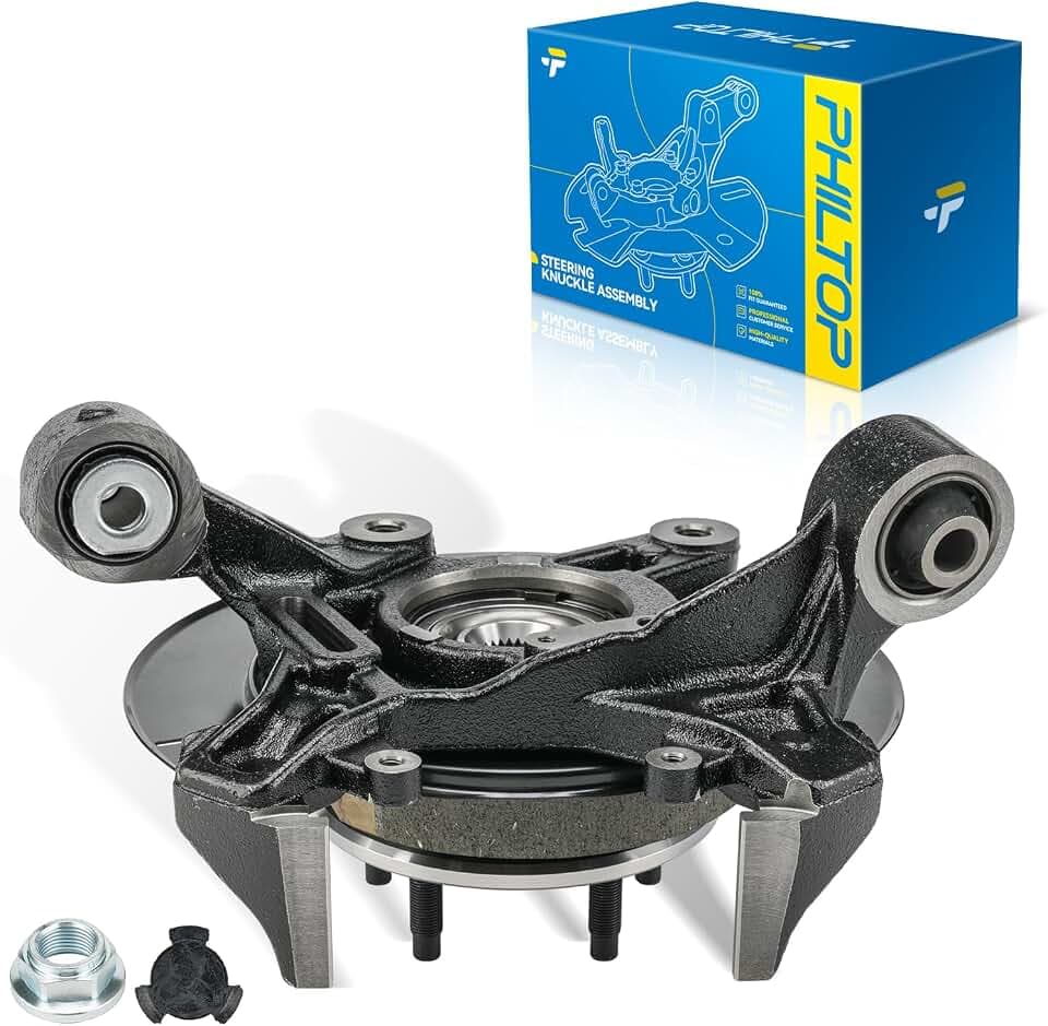 PHILTOP Rear Left Knuckle Wheel Hub Bearing for 2006-2010 Ford Explorer