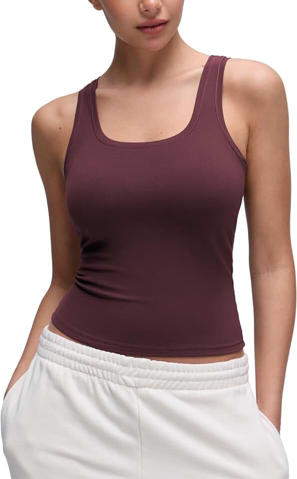 CRZ YOGA Softembrace Scoop Neck Tank Top