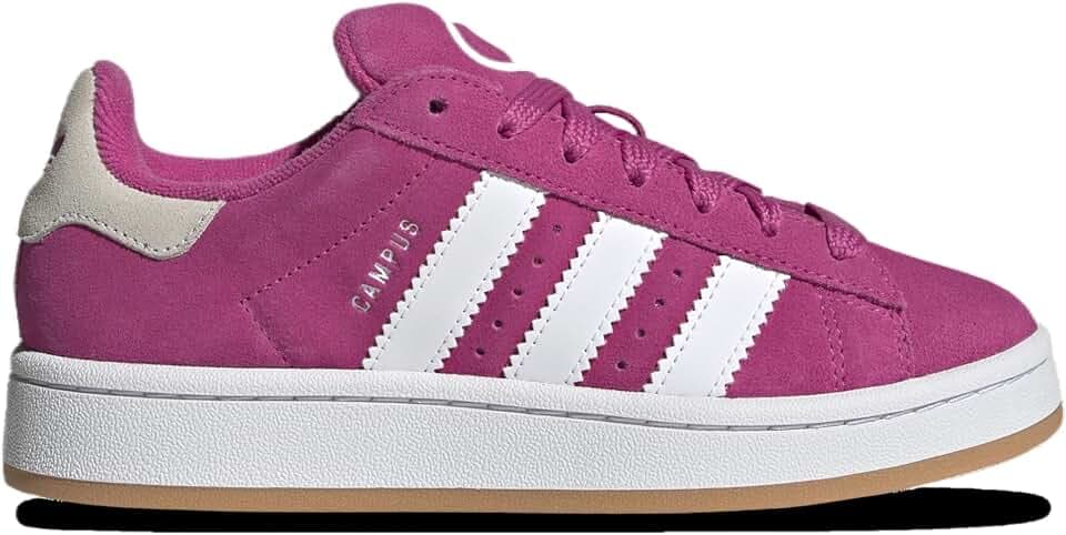 adidas Campus 00 Big Kid Sneakers, Semi Lucid Fuchsia/Footwear White/Gum, Size 6