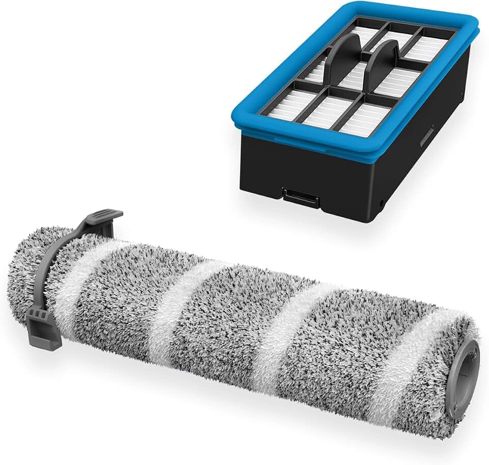 BISSELL CrossWave Edge Zubehör-Kit, Multi-Surface ZeroGap Bürstenrolle & Filter, Original Ersatzteile für Nass trockensauger, Erhält die Reinigungsleistung auf Hartböden & Teppichen, 4202M