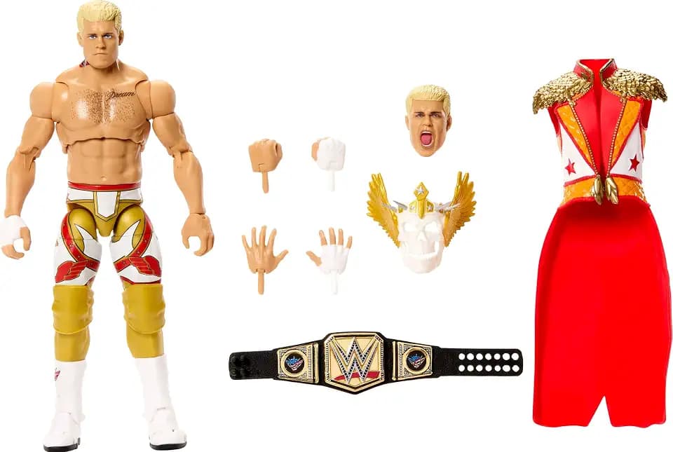 Mattel WWE Ultimate Edition Cody Rhodes Figure & Accessories Set
