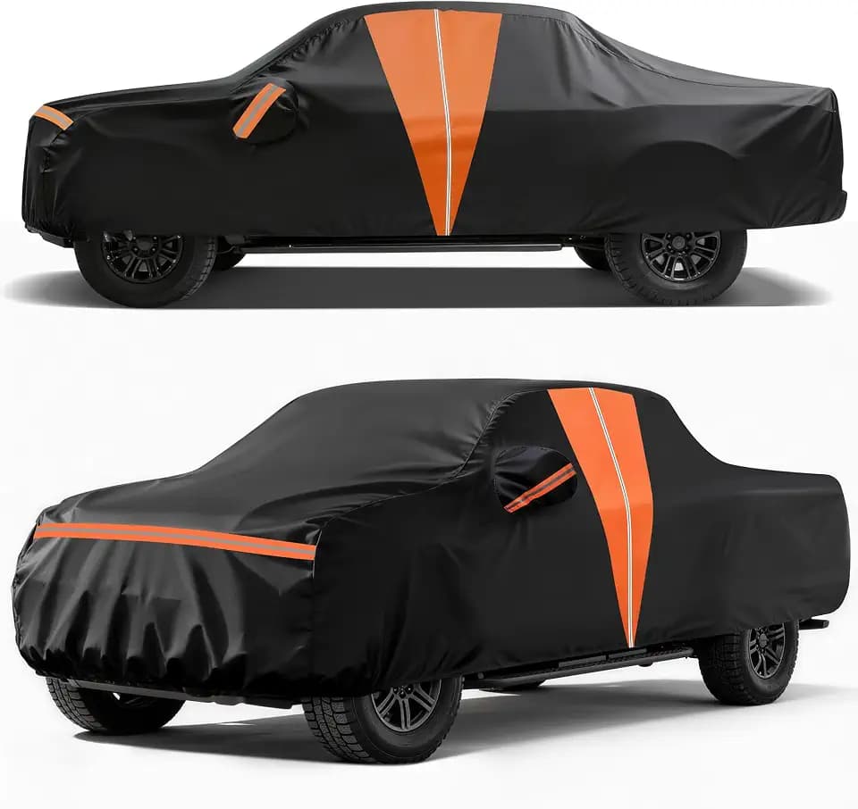 Heavy Duty Truck Cover Waterproof All Weather w Soft Cotton Lining