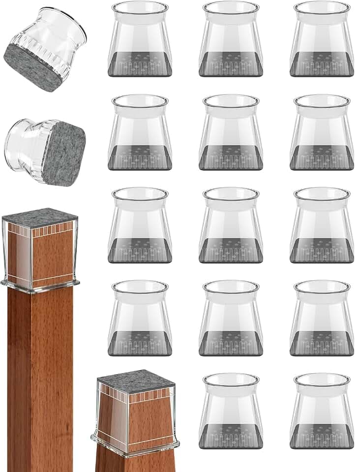 40 Pcs Chair Leg Floor Protectors for Hardwood Floors