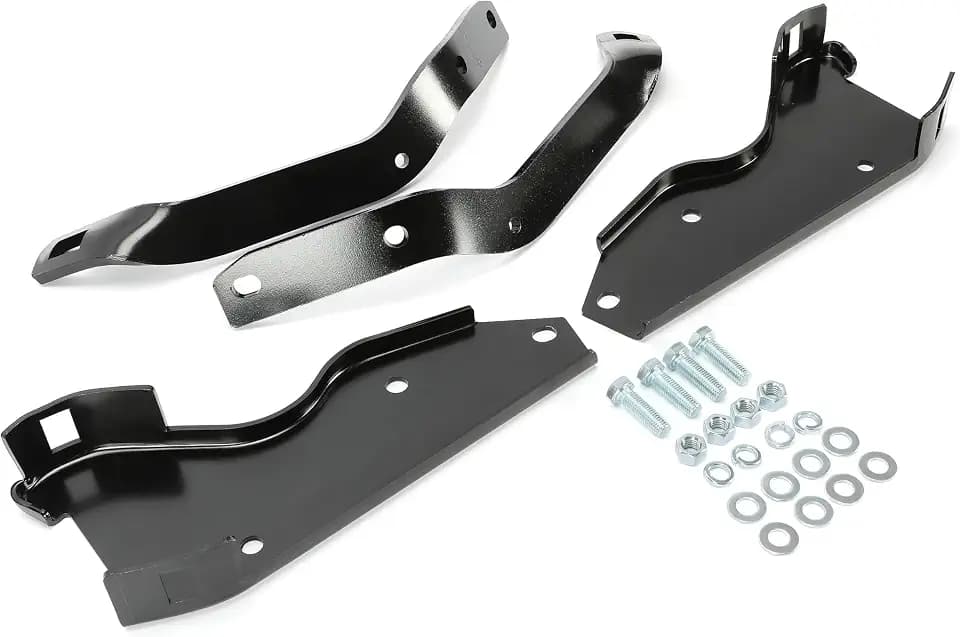 ALMULOO Bumper Brackets 4Pcs Compatible with 64-79 F100 F250 F350 Styleside
