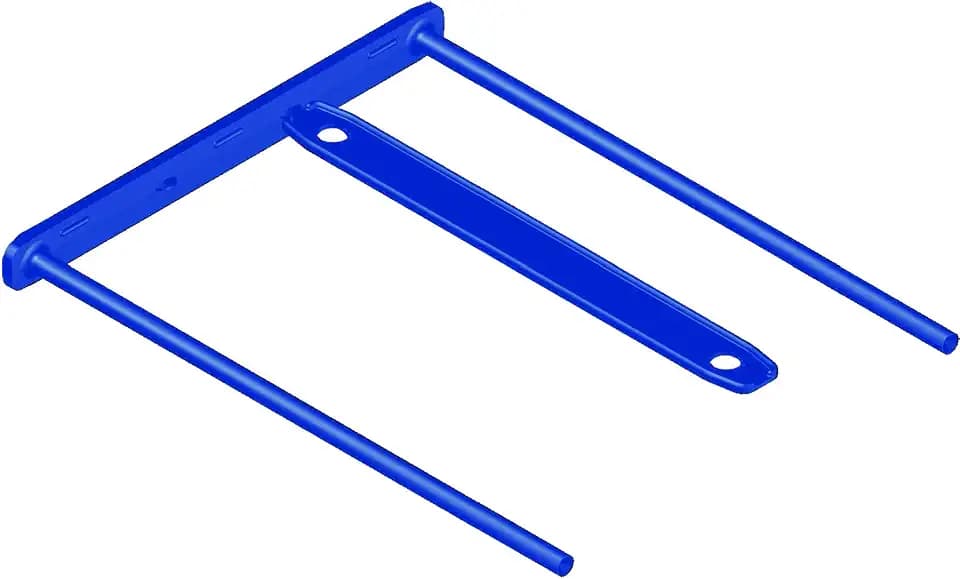 Fellowes 1189401 100 Stück Clips für Archive Bankers Box 10 cm blau