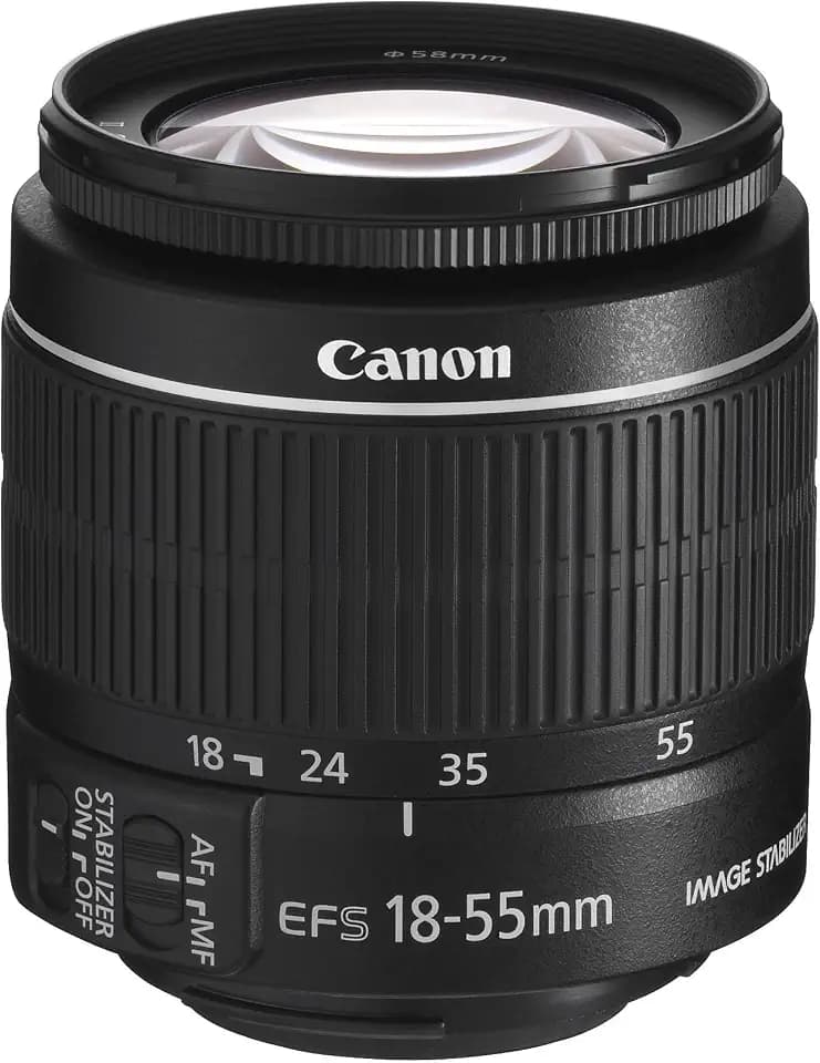 Canon EF-S 18-55mm F3.5-5.6 IS II Universalzoom-Objektiv (58mm Filtergewinde) schwarz