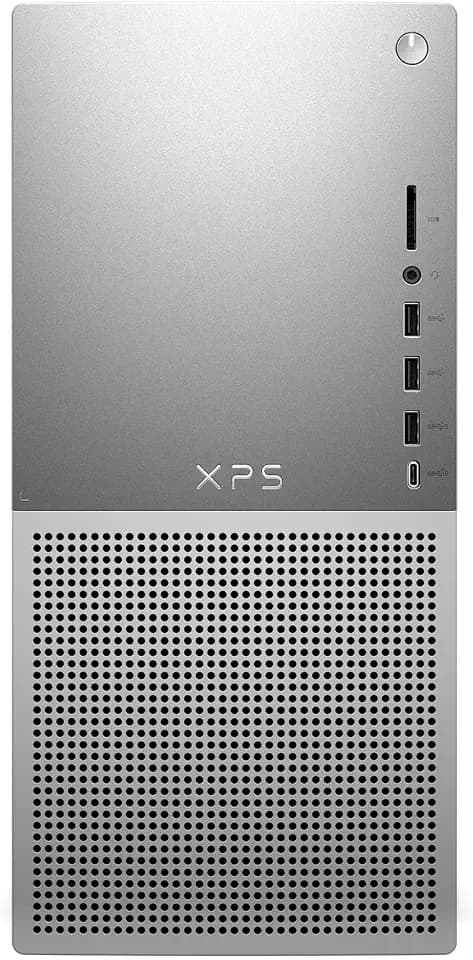 Dell XPS 8960 Desktop - 14th Generation Intel Core i9-14900K Processor, 32GB DDR5 RAM, 2TB SSD, NVIDIA GeForce RTX 4070 12GB GDDR6X Graphics, Windows 11 Pro, Onsite & Migrate Service - Platinum Silver