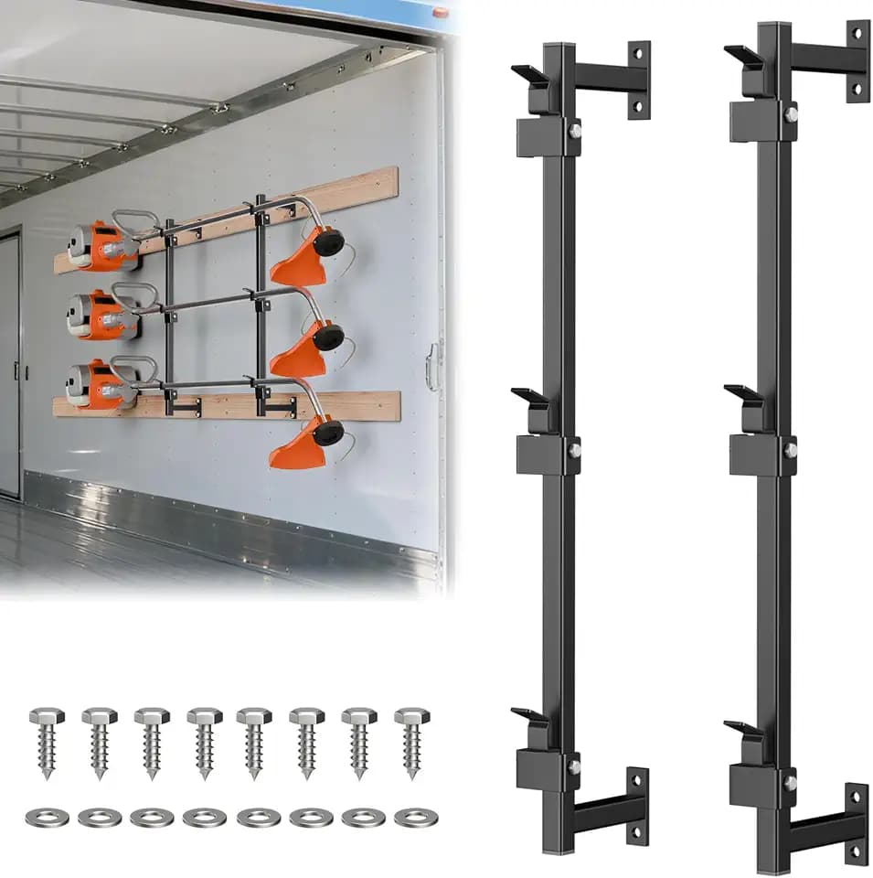 Weed Eater Rack for Enclosed Trailer,Trimmer Rack for Enclosed Trailer