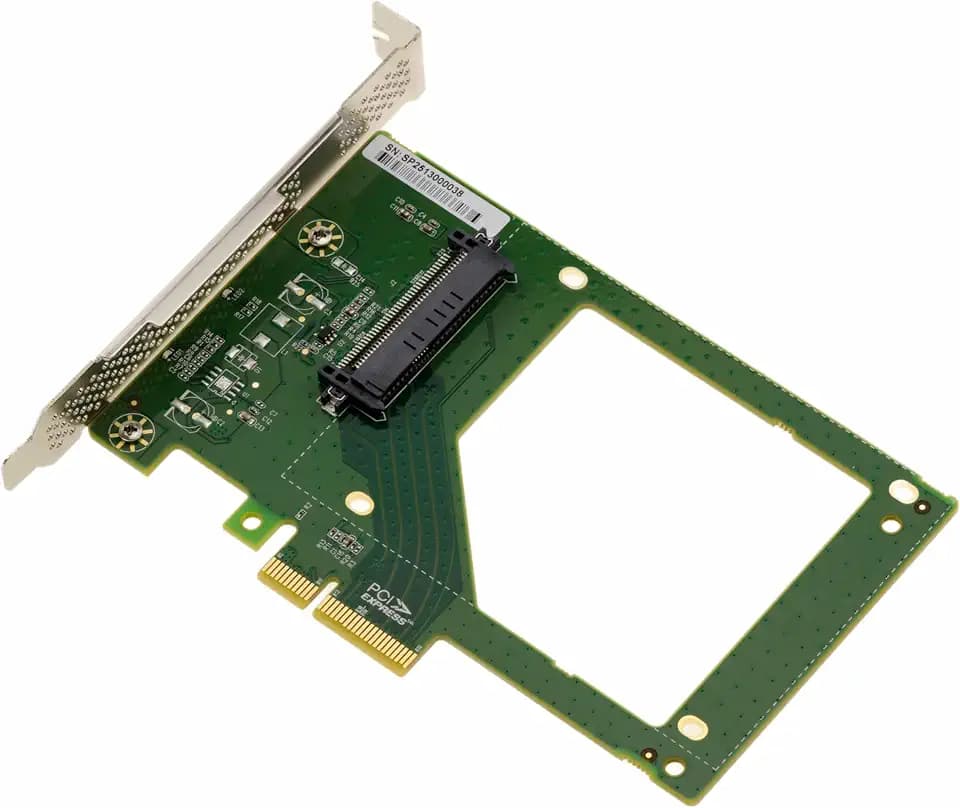 KALEA-INFORMATIQUE PCIe x4 Gen 4.0 Controller-Karte für SSDs vom Typ NVMe U3 SFF-8639