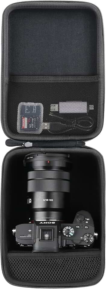 Aenllosi Hard Case for Sony Alpha 7 II III IV/7R V/Sony Camera, Black