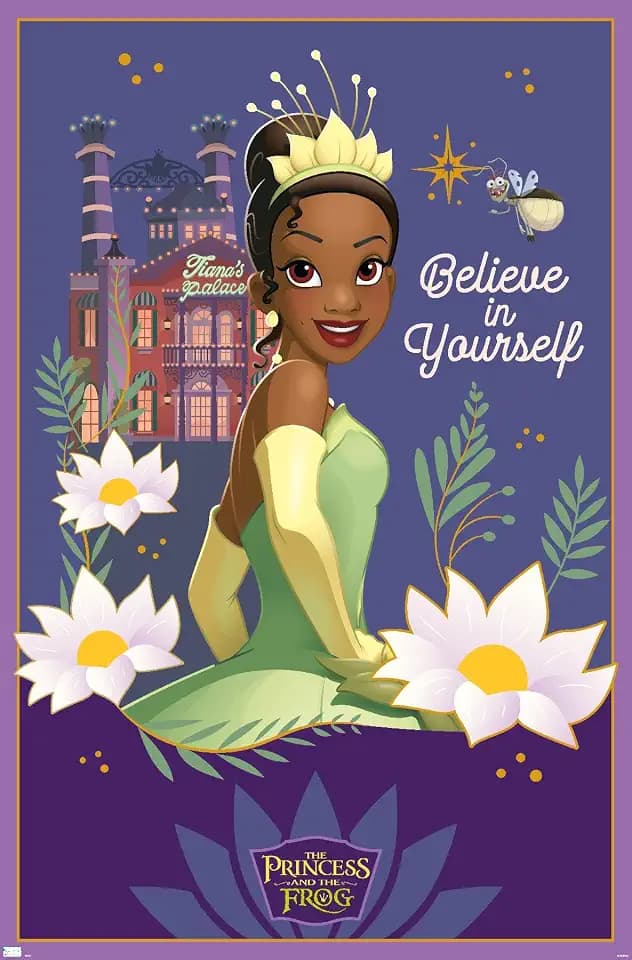 Disney The Princess And The Frog - Believe In Yourself Wall Poster, 34L" x 22.4W", Premium Unframed Version