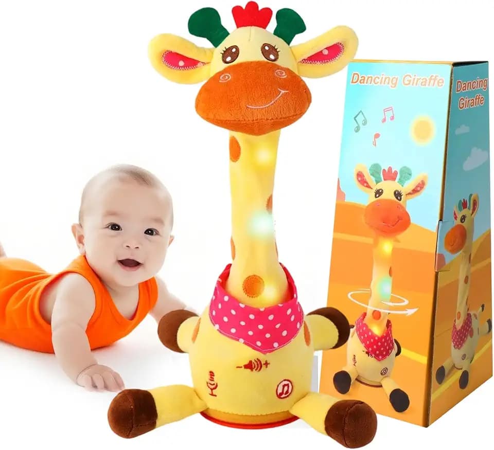 Baby Dancing Cactus - Talking, Glowing, Musical Toy for Boys & Girls, 6 to 12 Months (Yellow)