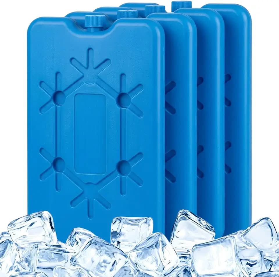 4 Stück Kühlakkus Für Kühltasche, 200 Ml Kühlakkus Kühlelemente Kühlbox, Vielseitige Kühlakkus Für Camping Büro,Ideal Für Berufstätige Und Outdoor Aktivitäten
