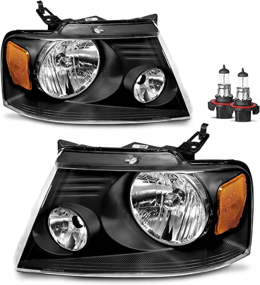 Headlights Halogen for 2004-2008 Ford F150