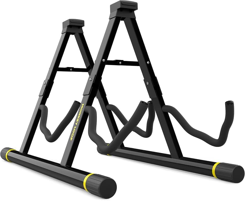 Monkey Loop Double Prime Soporte Suelo Dos Guitarras Eléctricas Acústicas o Bajos